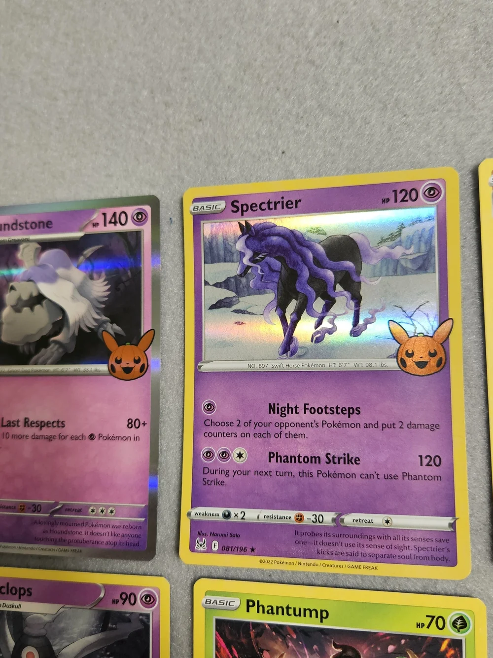 Pokemon Trick or Trade Halloween Complete 30 Card Set